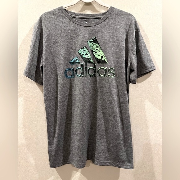 adidas Other - Adidas short‎ sleeve t-shirt youth kids XL 18/20 athleisure athletic casual grey
